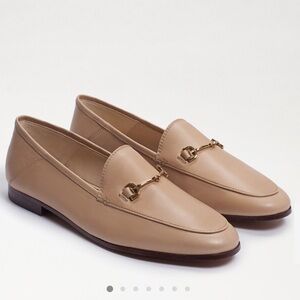Sam Edelman Loraine Bit Loafers in Soft Beige Leather